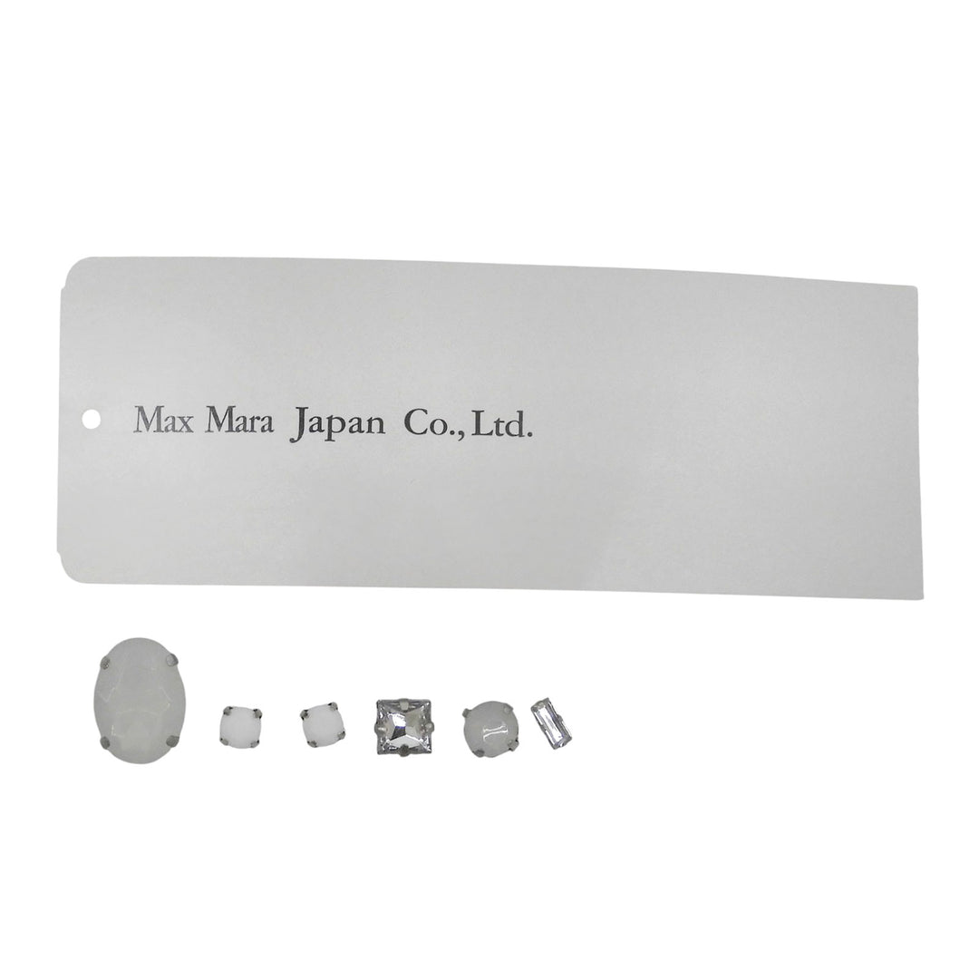 極美品▲WEEKEND MaxMara ウィークエンドマックスマーラ コットン ビジュー プルオーバー スウェット グレー M 正規品 レディース