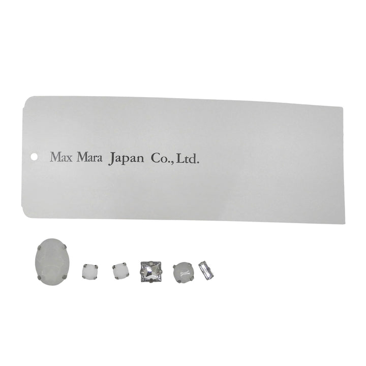極美品▲WEEKEND MaxMara ウィークエンドマックスマーラ コットン ビジュー プルオーバー スウェット グレー M 正規品 レディース