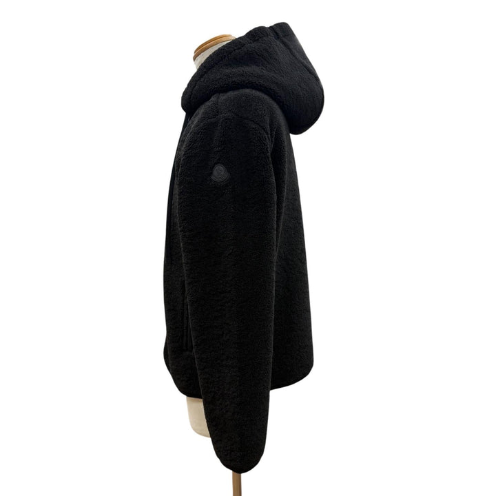 極美品▼モンクレール 25AW K20918G00078 FELPA Exclusive for Ron Herman Zip Up Hoodie ロンハーマン別注 テディ フリースジャケット S