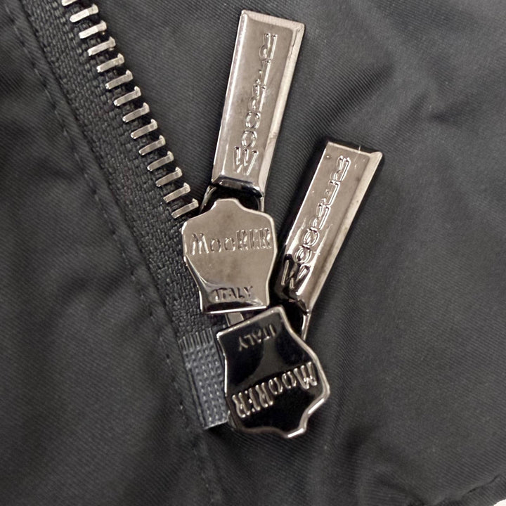 未使用品□MOORER ムーレー SIRO-KM 襟裏ファー ダブルブレスト ダウンジャケット 44 イタリア製 正規品 メンズ ガーメント・ハンガー付