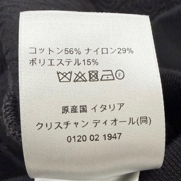極美品□DIOR ディオール オム 513J626A0978 オブリーク ロゴ総柄 プルオーバー フーディー パーカー ブラック XL イタリア製 正規品
