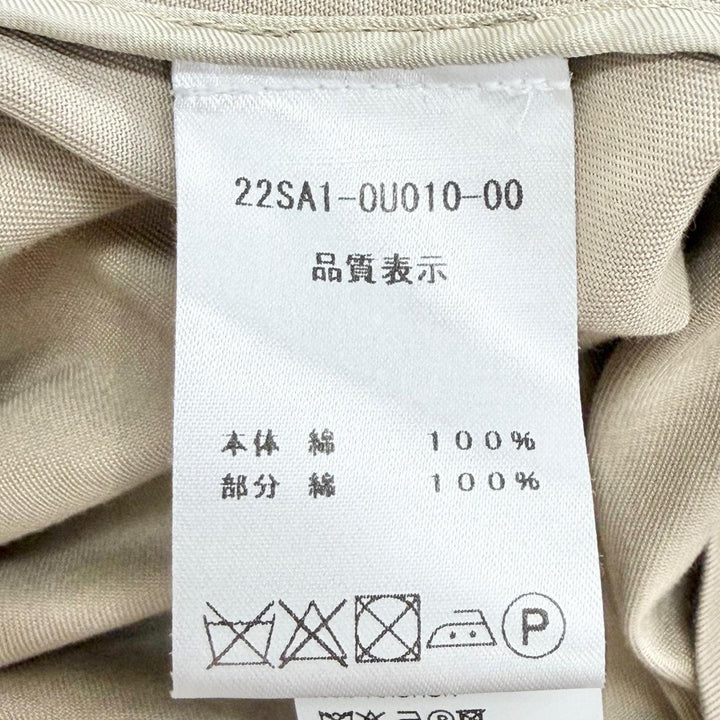 極美品△PATOU パトゥ OU0100074106P 長靴をはいた猫 オーガニックコットン100％ オーバーサイズパーカー コート ベージュ XS 正規品