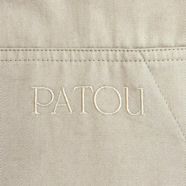 極美品△PATOU パトゥ OU0100074106P 長靴をはいた猫 オーガニックコットン100％ オーバーサイズパーカー コート ベージュ XS 正規品