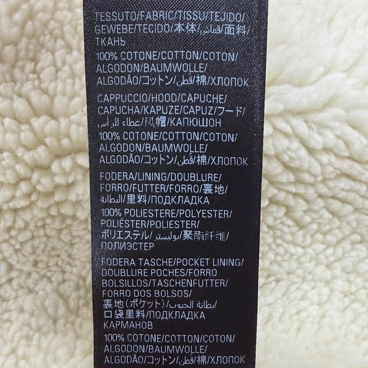 極美品▼BALENCIAGA バレンシアガ 2023年製 773805 DIY Metal Outline フーデッド 裏地ボア デニムジャケット インディゴ 1 正規品