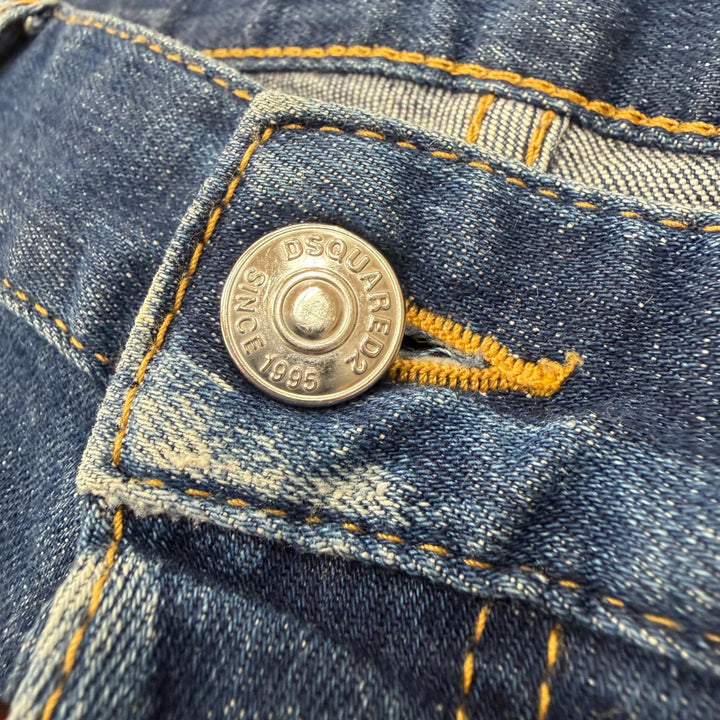 【ドンドン見直し】美品 ▼DSQUARED2 ディースクエアード 22SS S79LA0039 ICON COOL GUY JEAN ダメージ加工 デニムパンツ IT 46 正規品