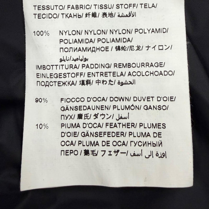 美品▼TATRAS タトラス 23AW MTAT23A4566 BOESIO ロゴワッペン フーデッド ジップアップ ダウンジャケット ブラック 3 正規品 メンズ