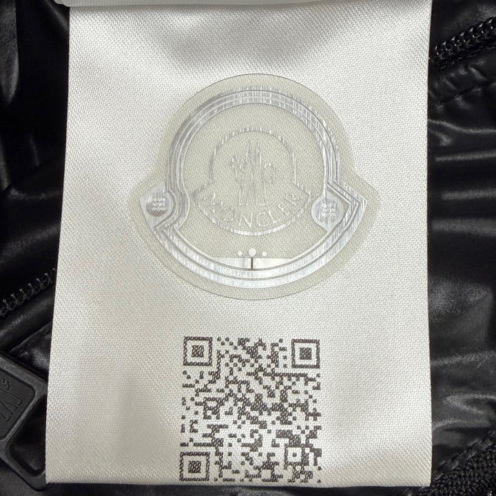 極美品▼MONCLER モンクレール 2023年製 UME フーデッド ダブルジップアップ ダウンジャケット ブラック 2 正規品 メンズ ハンガー付き