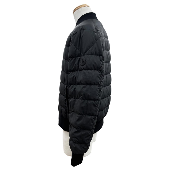 極美品▼MONCLER モンクレール 2024年製 DIOUNES ロゴワッペン WZIPUP リバーシブル ショートダウン ボンバージャケット 0 正規品 メンズ