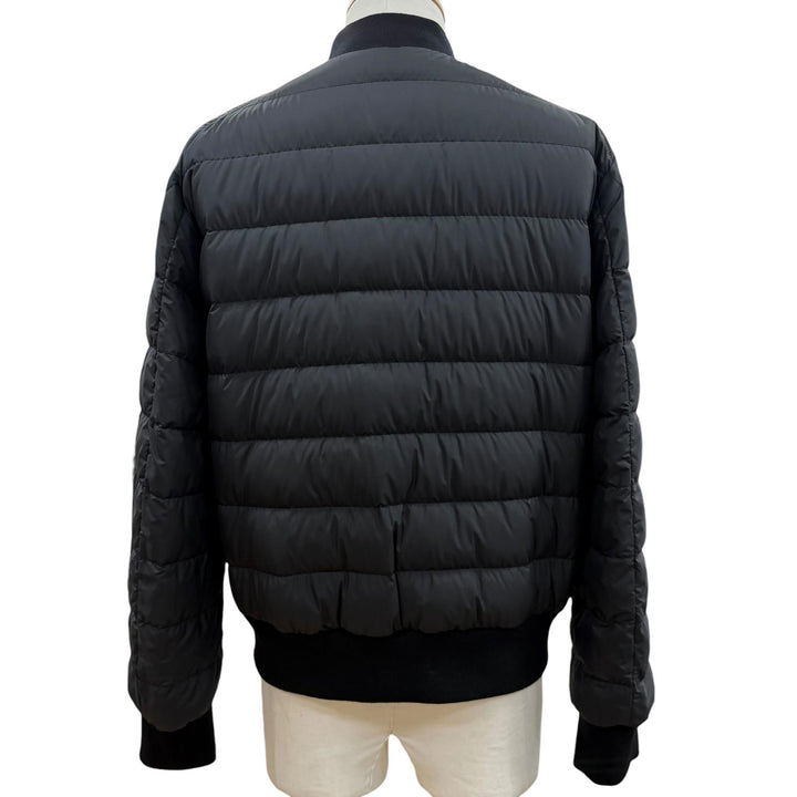 極美品▼MONCLER モンクレール 2024年製 DIOUNES ロゴワッペン WZIPUP リバーシブル ショートダウン ボンバージャケット 0 正規品 メンズ
