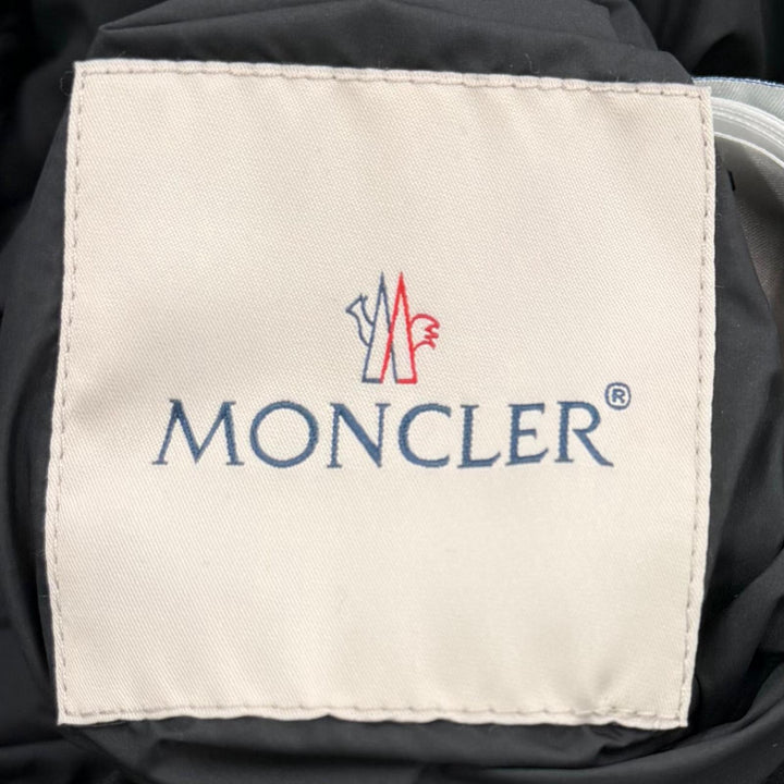 極美品▼MONCLER モンクレール 2024年製 DIOUNES ロゴワッペン WZIPUP リバーシブル ショートダウン ボンバージャケット 0 正規品 メンズ