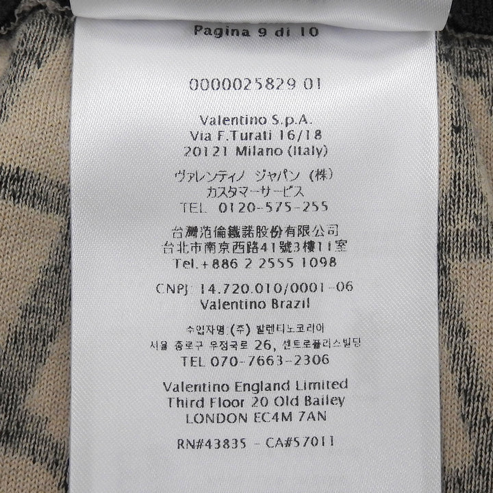 美品▲VALENTINO ヴァレンティノ 2023年製 4B3MD06F8GA コットン100％ イコノグラフ スポンジジャージ ショートパンツ S 伊製 正規品
