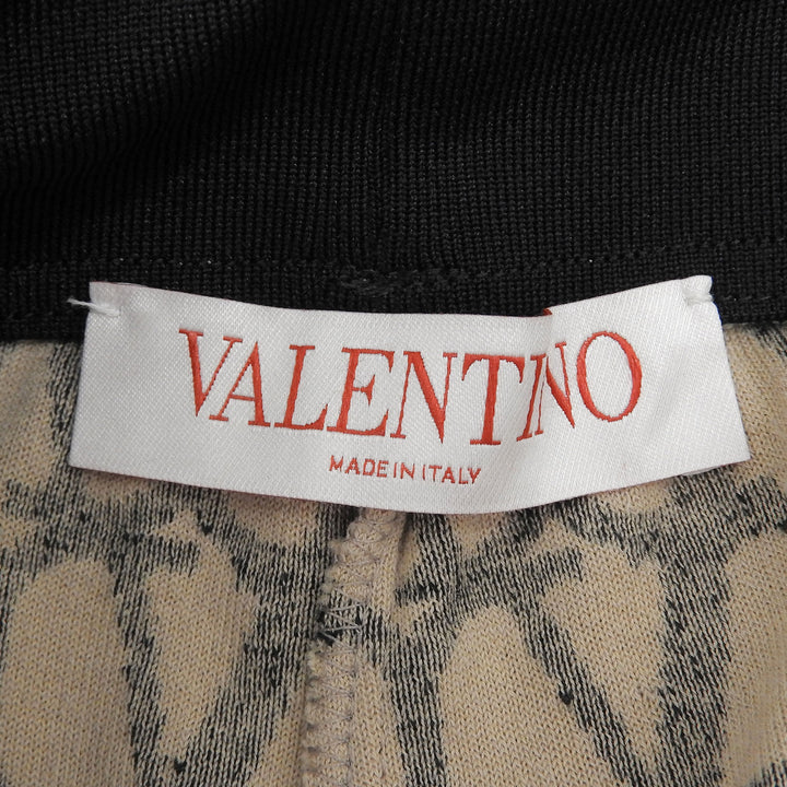 美品▲VALENTINO ヴァレンティノ 2023年製 4B3MD06F8GA コットン100％ イコノグラフ スポンジジャージ ショートパンツ S 伊製 正規品