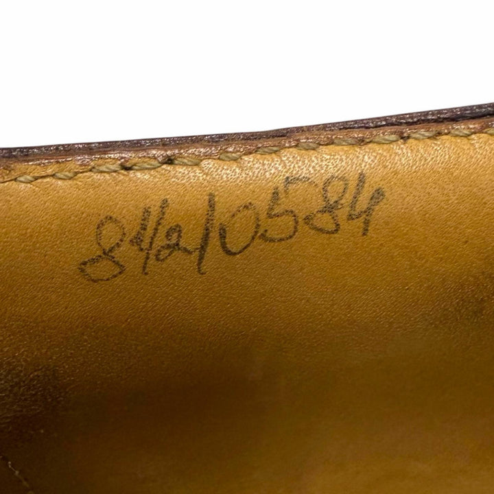 【ドンドン見直し】良品 ▼Berluti ベルルッティ ULTIMA ウルティマ Uチップ スクエアトゥ レースアップ レザーシューズ ブラウン 8.5