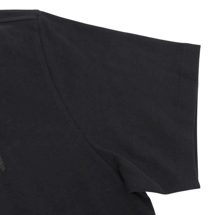 未使用品▲Marant Etoile マラン エトワール コットン100％ ロゴプリント クルーネック 半袖Ｔシャツ ブラック S ポルトガル製 レディース