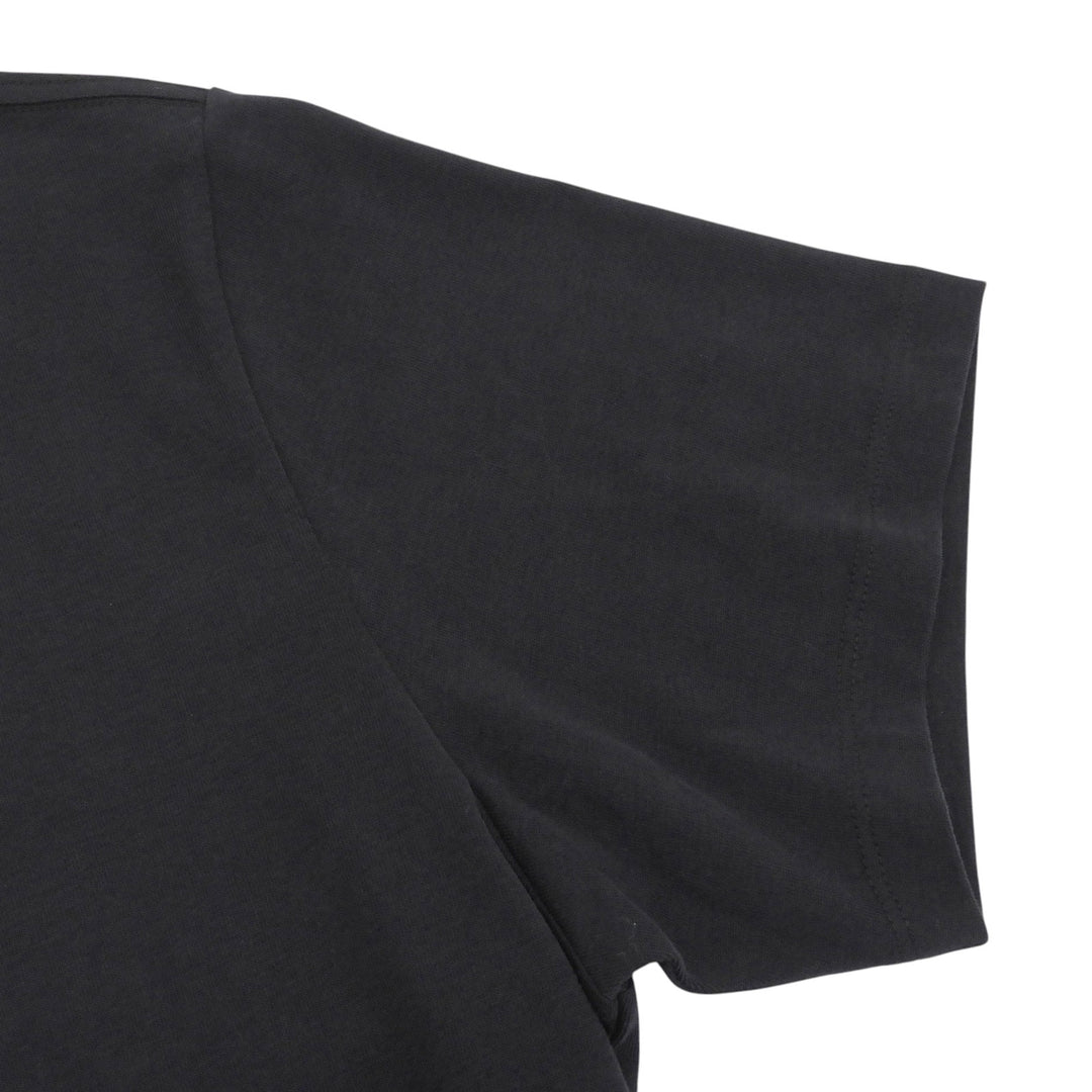 未使用品▲Marant Etoile マラン エトワール コットン100％ ロゴプリント クルーネック 半袖Ｔシャツ ブラック M ポルトガル製 レディース