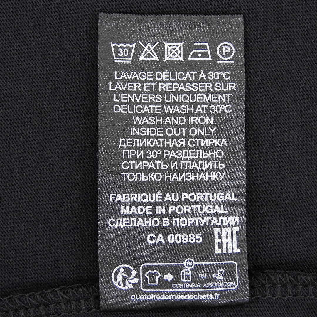 未使用品▲Marant Etoile マラン エトワール コットン100％ ロゴプリント クルーネック 半袖Ｔシャツ ブラック M ポルトガル製 レディース