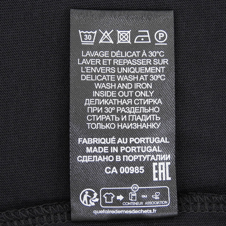 未使用品▲Marant Etoile マラン エトワール コットン100％ ロゴプリント クルーネック 半袖Ｔシャツ ブラック M ポルトガル製 レディース
