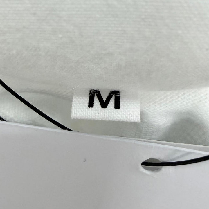 未使用品□CHROME HEARTS クロムハーツ DOVER STREET MARKET 20周年限定 レザークロスパッチ 半袖Ｔシャツ ホワイト ブラック M メンズ