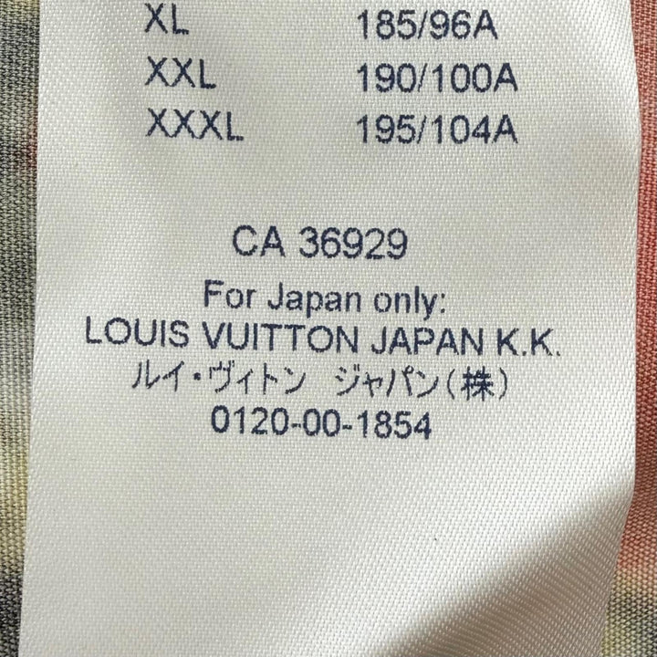 未使用品▼LOUIS VUITTON ルイヴィトン オズの魔法使い シルク100% 総柄プリント ロングスリーブ 長袖シャツ マルチ M 正規品 メンズ