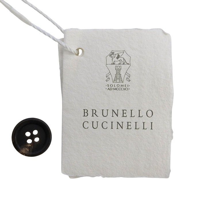 未使用品▲Brunello Cucinelli ブルネロクチネリ リネン混 Vネック ジレ ベスト ブラック 40 イタリア製 レディース