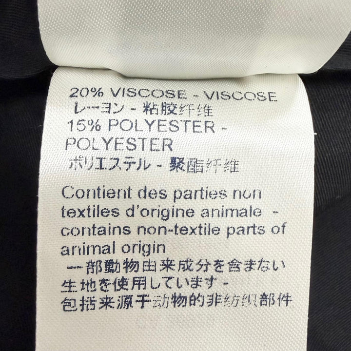 未使用品□LOUIS VUITTON ルイヴィトン ストライプ柄 シングル スラックス トラウザーズ パンツ ネイビー 52 イタリア製 正規品 メンズ
