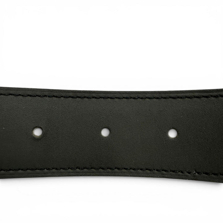 極美品▼HERMES エルメス コンスタンス ボックスカーフ トゴ ゴールド金具 Hロゴバックル リバーシブルベルト カーキ ブラック 115 T刻印