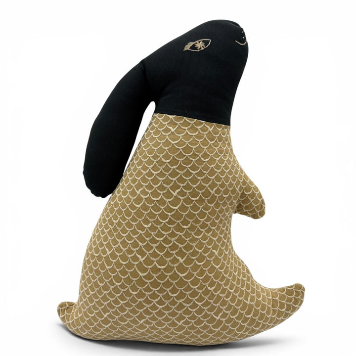 極美品☆mina perhonen ミナペルホネン うさぎ ラビット インテリア クッション ベージュ ネイビー レディース