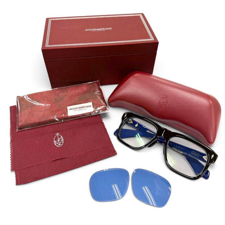 美品▼JACQUESMARIEMAGE ジャックマリーマージュ JMMYV16D YVES Seine 世界500本限定 199/500 メガネ 眼鏡 アイウェア 56□19 度入 箱付