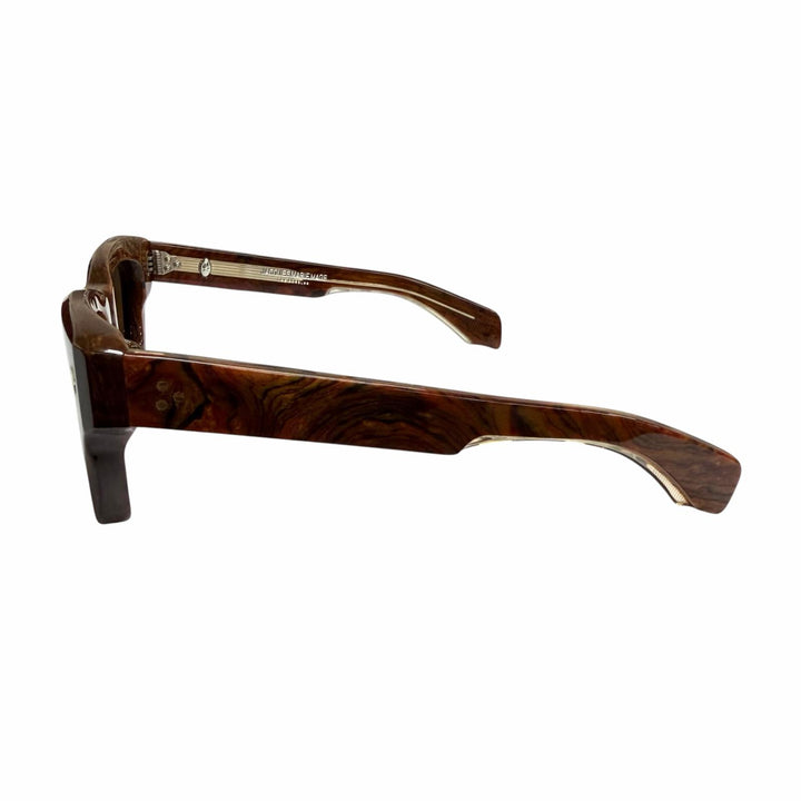 極美品□JACQUESMARIEMAGE ジャックマリーマージュ JMMDEX28 DEALAN 53 世界250本限定 サングラス Burlwood 53□22 度入り 日本製 箱付き