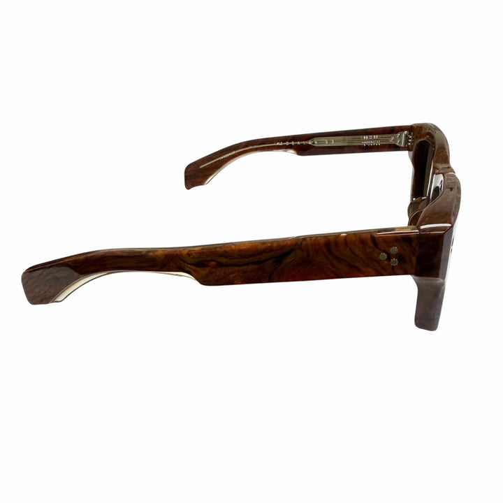 極美品□JACQUESMARIEMAGE ジャックマリーマージュ JMMDEX28 DEALAN 53 世界250本限定 サングラス Burlwood 53□22 度入り 日本製 箱付き