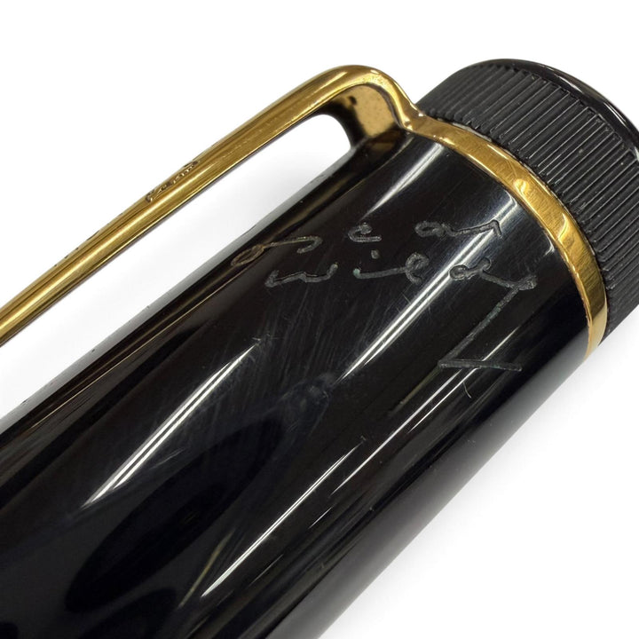 美品▼MONTBLANC モンブラン ヴィンテージ 1994年製 作家シリーズ1994 オスカー ワイルド ペン先18K Bニブ 20000本限定 万年筆 重量33.6g