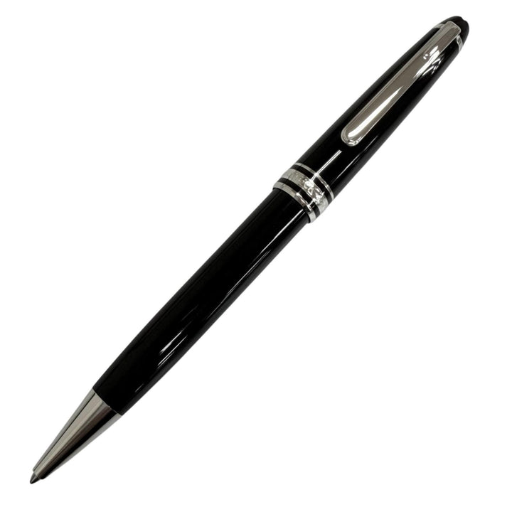 極美品□MONTBLANC モンブラン マイスターシュテュック Pix クラシック プラチナライン ボールペン ブラック シルバー ドイツ製 メンズ
