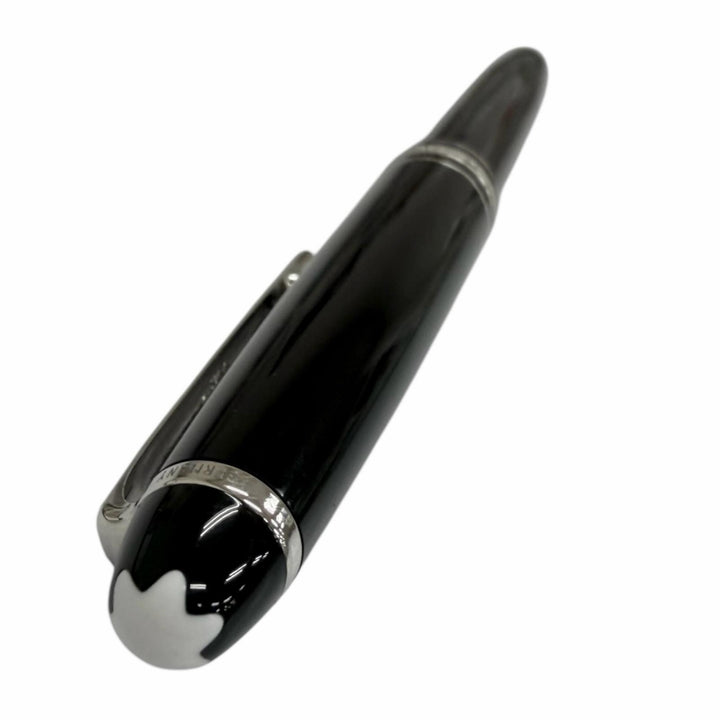 極美品□MONTBLANC モンブラン マイスターシュテュック Pix クラシック プラチナライン ボールペン ブラック シルバー ドイツ製 メンズ