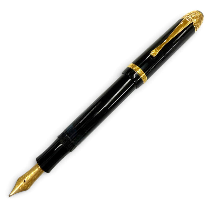 良品▼MONTBLANC モンブラン ヴィンテージ ペン先18K Bニブ 20000本限定 00241/20000 作家シリーズ1995 ボルテール 万年筆 重量36.27g