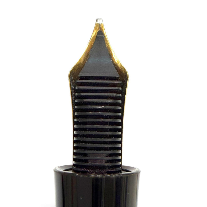 良品▼MONTBLANC モンブラン ヴィンテージ ペン先18K Bニブ 20000本限定 00241/20000 作家シリーズ1995 ボルテール 万年筆 重量36.27g