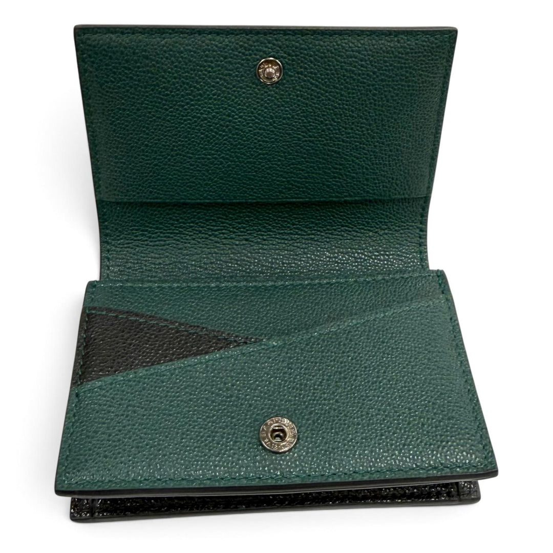 極美品★BVLGARI ブルガリ 291680 ブルガリ ブルガリ マン ビジネスカードホルダー 2026年4月購入 レザー カードケース ブラック 箱付