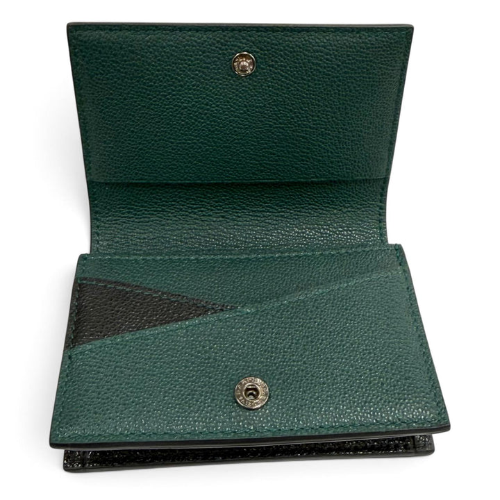極美品★BVLGARI ブルガリ 291680 ブルガリ ブルガリ マン ビジネスカードホルダー 2026年4月購入 レザー カードケース ブラック 箱付