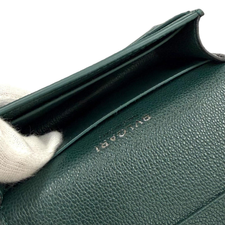 極美品★BVLGARI ブルガリ 291680 ブルガリ ブルガリ マン ビジネスカードホルダー 2026年4月購入 レザー カードケース ブラック 箱付