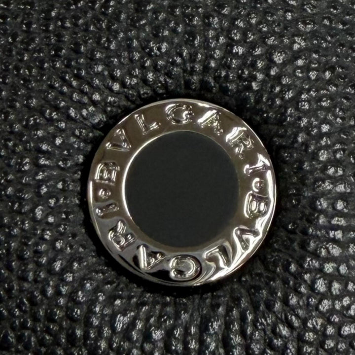 極美品★BVLGARI ブルガリ 291680 ブルガリ ブルガリ マン ビジネスカードホルダー 2026年4月購入 レザー カードケース ブラック 箱付