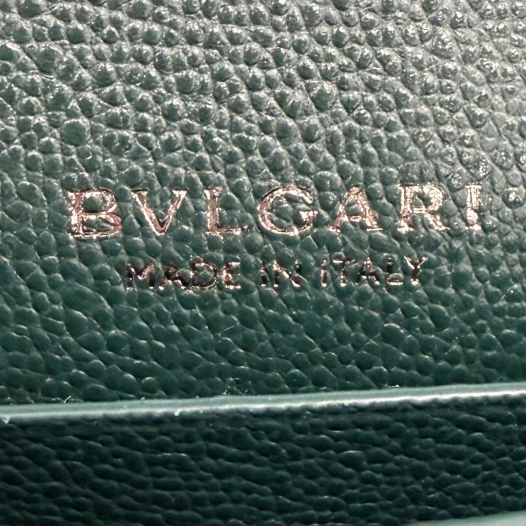 極美品★BVLGARI ブルガリ 291680 ブルガリ ブルガリ マン ビジネスカードホルダー 2026年4月購入 レザー カードケース ブラック 箱付