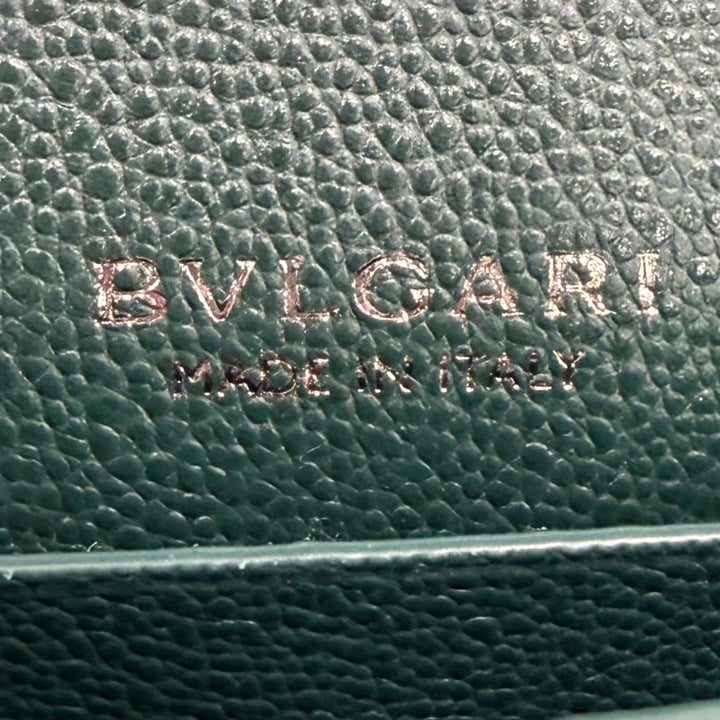極美品★BVLGARI ブルガリ 291680 ブルガリ ブルガリ マン ビジネスカードホルダー 2026年4月購入 レザー カードケース ブラック 箱付