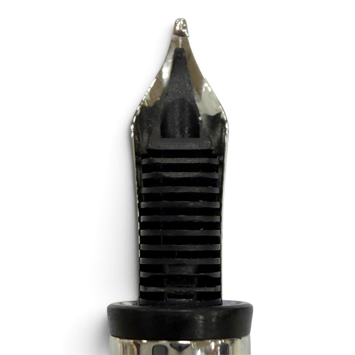 極美品▼モンブラン ミューズ エディション プリンセス グレース ドゥ モナコ ピンクトパーズ 14K カートリッジ式 万年筆 アイボリー