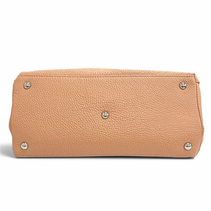 未使用品△ZANELLATO ザネラート POSTINA ポスティーナ レザー 2WAY ハンドバッグ ショルダーバッグ ショルダーバッグ ブラウン系 袋付き