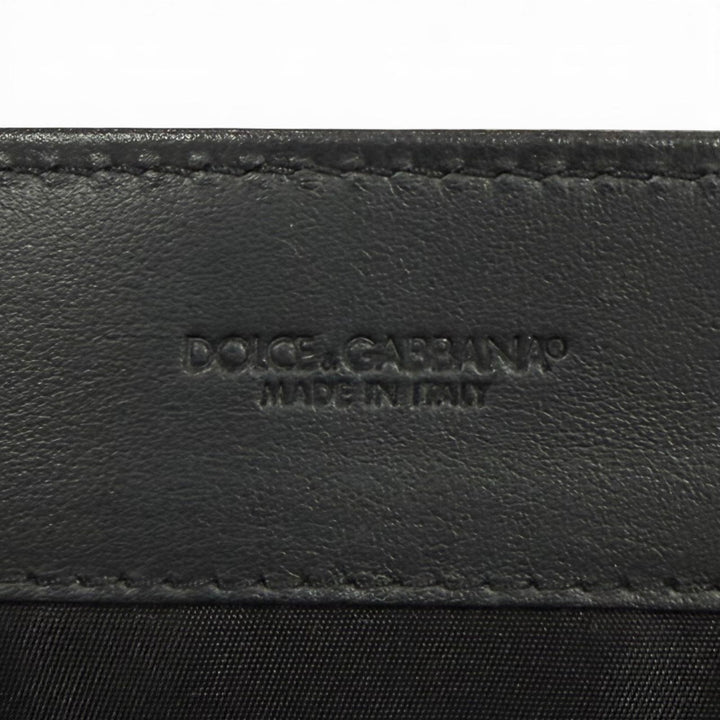 極美品▼DOLCE&amp;GABBANA ドルチェ＆ガッバーナ BM1826 レザー 緩衝材入りポケット 2WAY ビジネスバッグ ブリーフケース ブラック 保存袋付