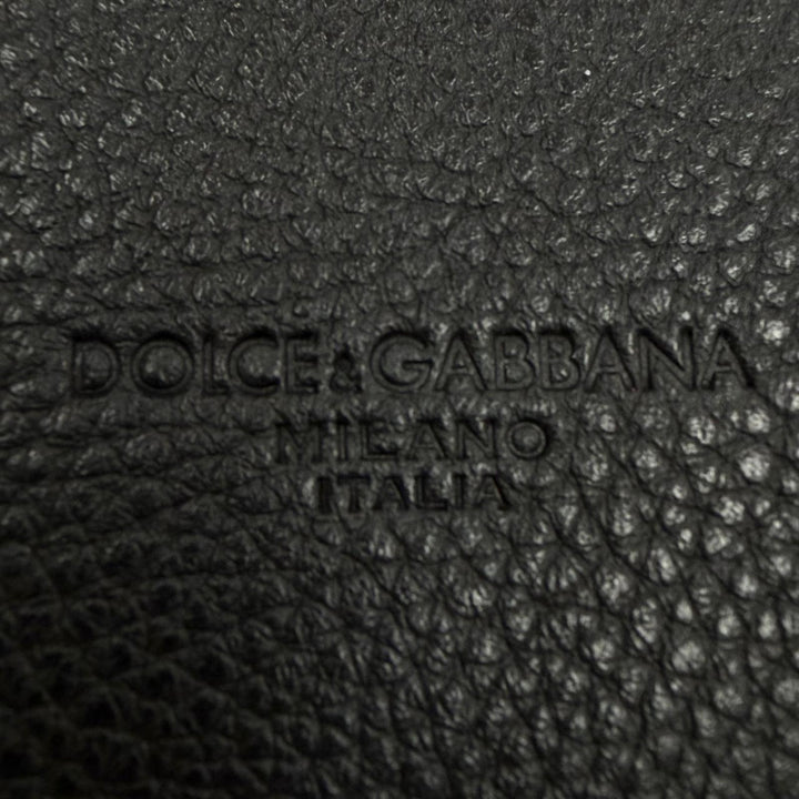 極美品▼DOLCE&amp;GABBANA ドルチェ＆ガッバーナ BM1826 レザー 緩衝材入りポケット 2WAY ビジネスバッグ ブリーフケース ブラック 保存袋付