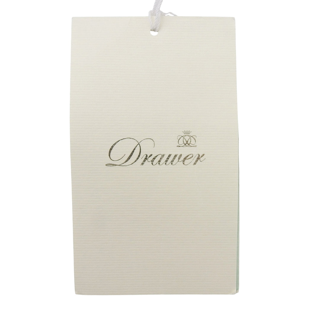 未使用品▲DRAWER ドゥロワー 6514-236-1233 シルク ドローコード センタープレス パンツ オフホワイト 38 日本製 正規品 レディース