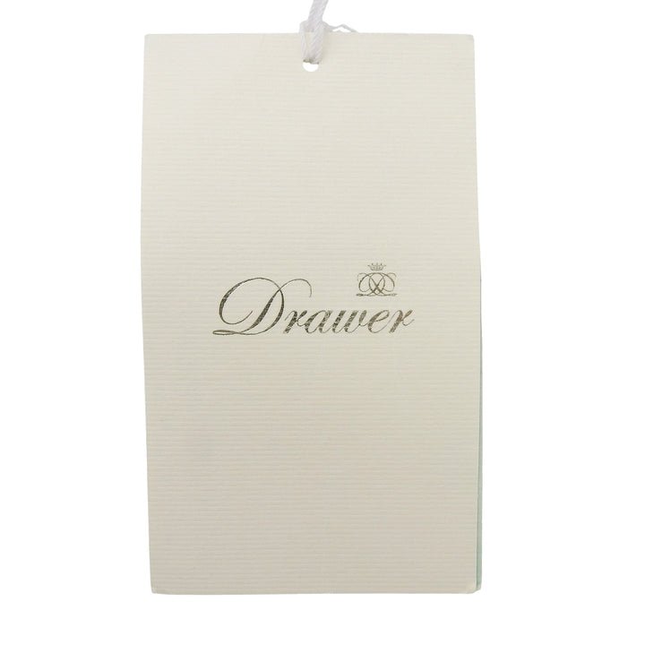 未使用品▲DRAWER ドゥロワー 6514-236-1233 シルク ドローコード センタープレス パンツ オフホワイト 38 日本製 正規品 レディース
