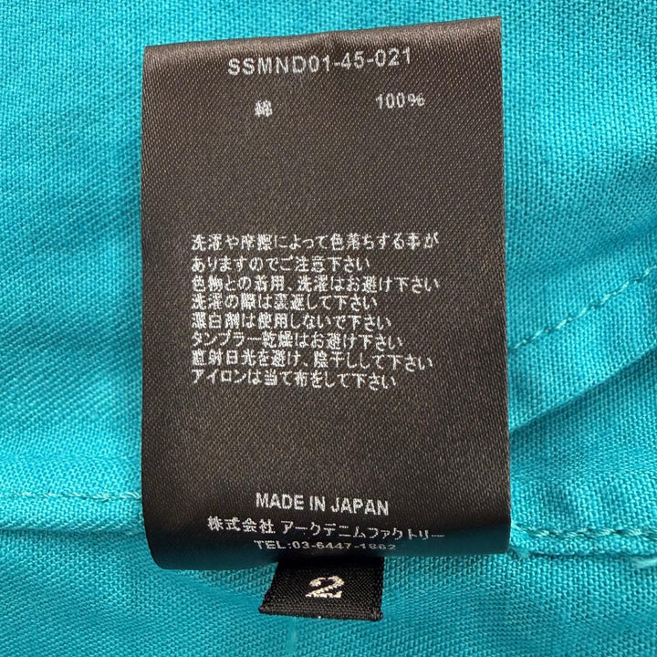 未使用品▼MINEDENIM マインデニム SSMND01-45-021 Light Denim Allinone ライトデニム オールインワン ツナギ ブルー 2 日本製 正規品