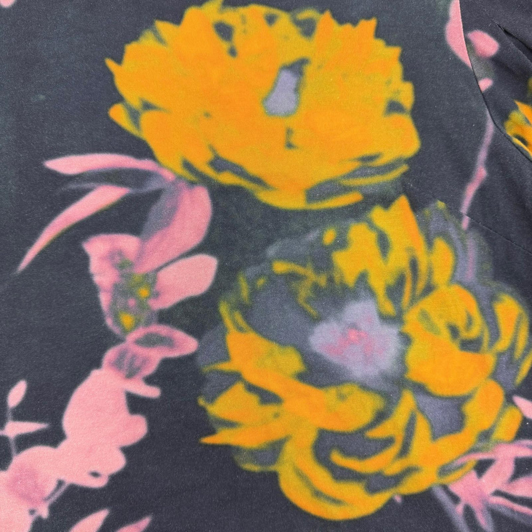 美品☆DRIES VAN NOTEN ドリスヴァンノッテン コットン100％ フローラルプリント 半袖カットソー マルチカラー S 正規品 レディース