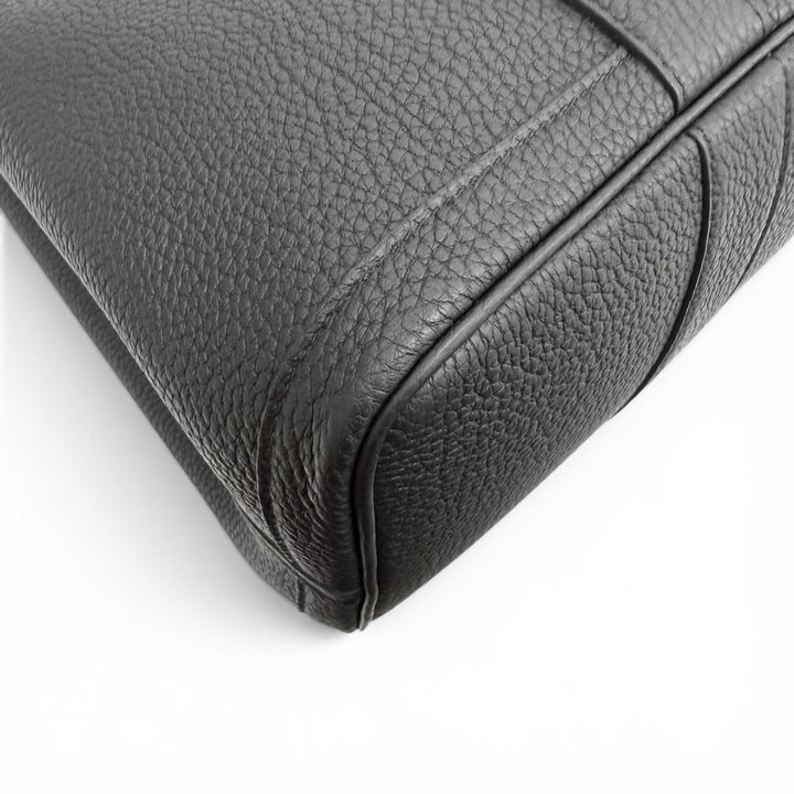 未使用品★HERMES エルメス ガーデンパーティ PM 36 ネゴンダ ブラック シルバー金具 セリエボタン トートバッグ K刻印 仏製 箱・袋付